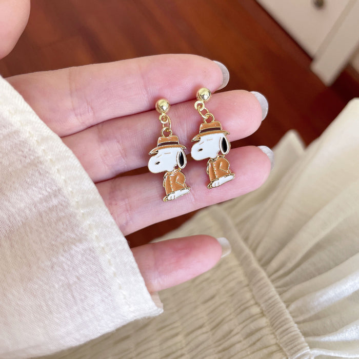 Wholesale Cute cartoon puppy earrings