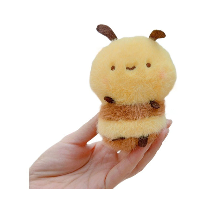 Wholesale cute little bee plush doll key chain