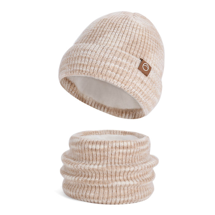 Wholesale Winter hat f and gloves three-piece set