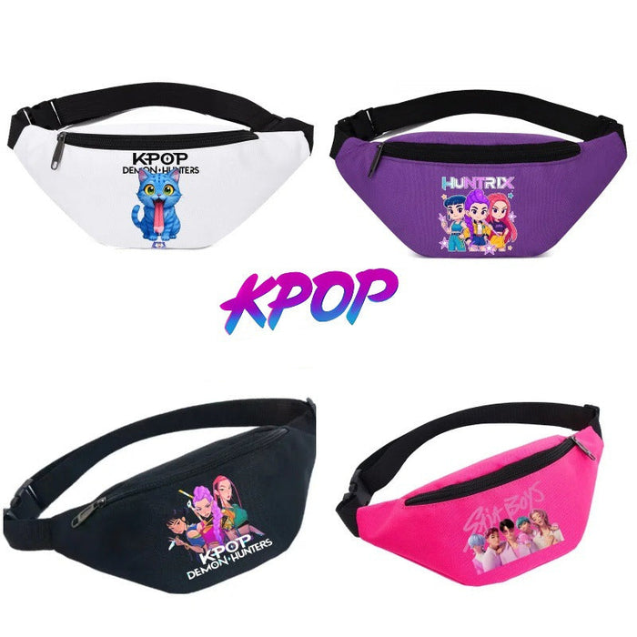 Wholesale Cartoon Print Sports Oxford Cloth Crossbody Shoulder Bags