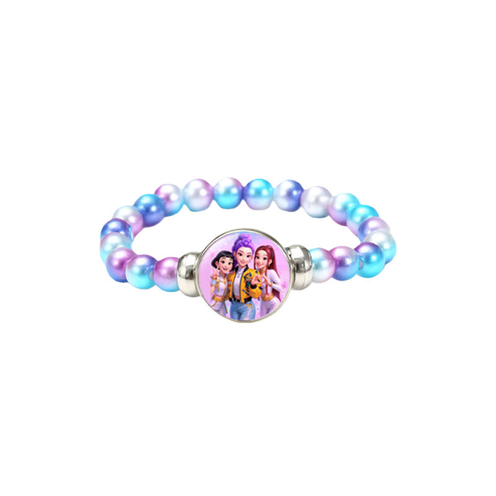 Wholesale K-Pop Cartoon Anime Colorful Beaded Bracelet