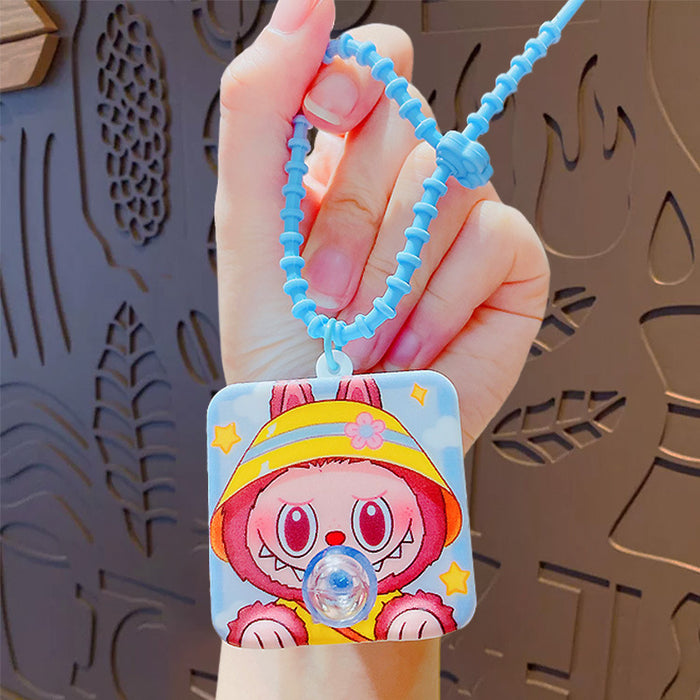 Wholesale Cartoon Plush Square Keychain Pendant Bag Car Keychain Gift
