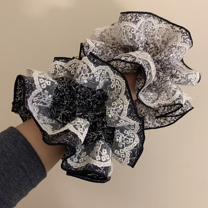 Wholesale New exquisite headband lace edge tied headband headband floral hair accessory