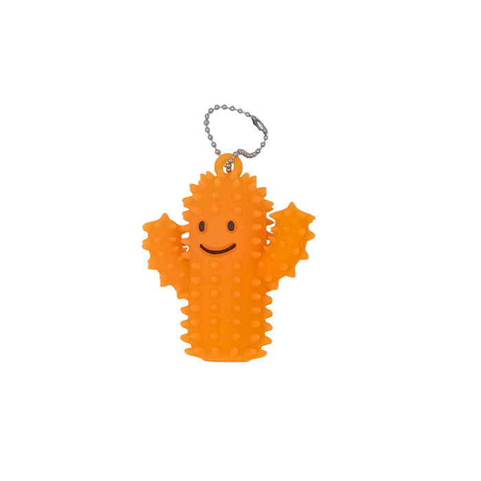 Wholesale New silicone cactus decompression keychain keychain