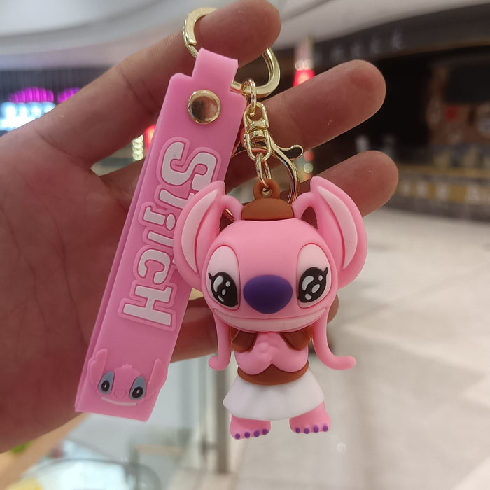 Wholesale Cartoon Silicone Anime Keychain JDC-KC-YiChang028