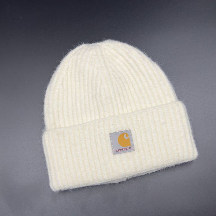 Wholesale Simple Warm Striped Knitted Hat
