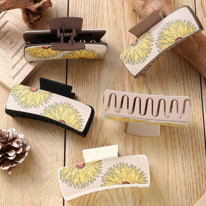 Wholesale yellow square hairpin simple all-match Hair Clips