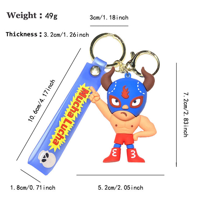 Wholesale  Animation Mga Animation Keychain Cartoon Toe Bag Pendant Key Chain Gift
