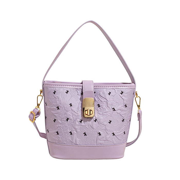 Wholesale New Fashion Handheld Bucket Bag Versatile Single Shoulder Bag Casual Crossbody Bag