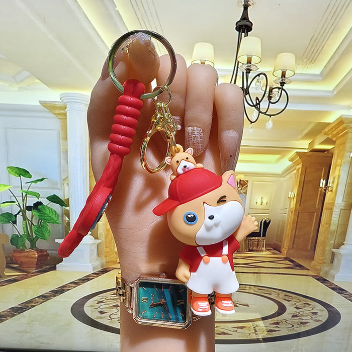 Wholesale New Cute Keychain Anime Creative Cute Doll Pendant Car Ornament Keychain