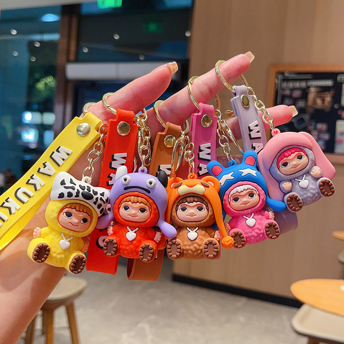 Wholesale Cartoon Anime Soft PVC Keychain for Car and Bag