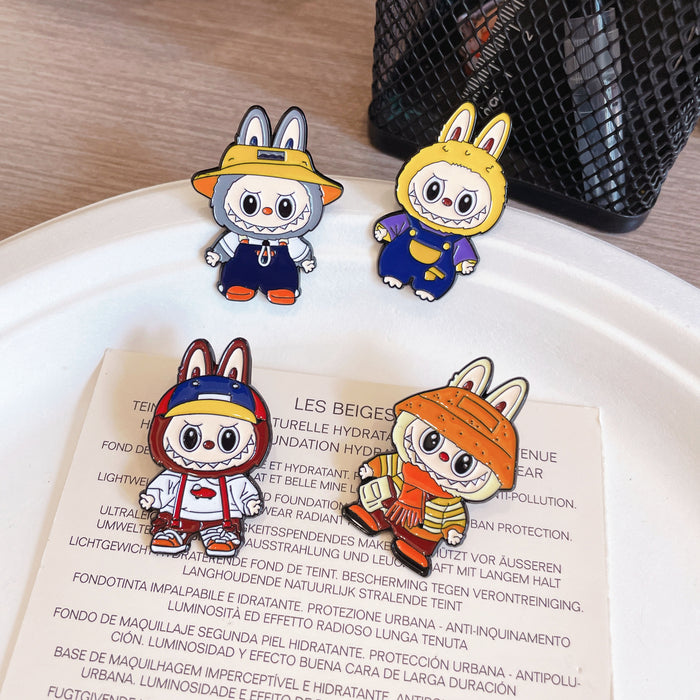 Wholesale Brooch Cute Forest Elf Metal Badge Cartoon Clothes Bag Accessories