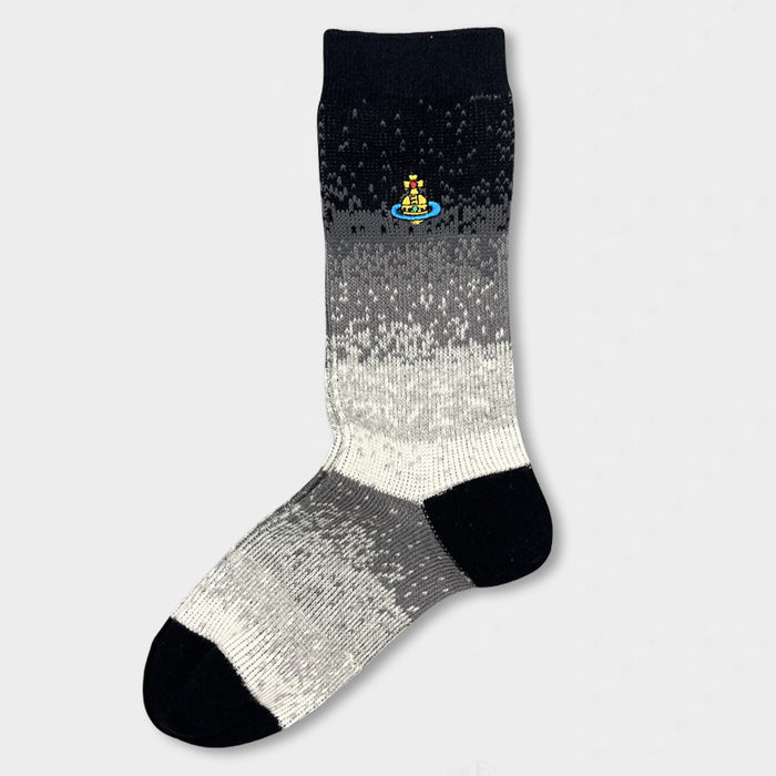 Wholesale Embroidered women's socks solid color double needle tube versatile stacking socks