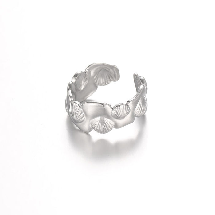 Wholesale Pastoral colorful flowers  liquid starfish waves,  stainless steel open bracelet