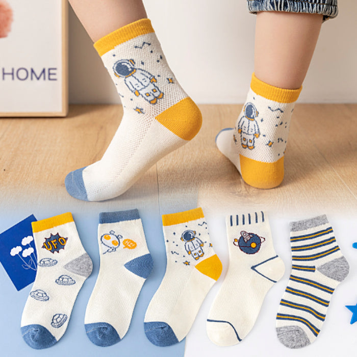 Wholesale 5pcs children' s socks baby sports socks large children' s stockings