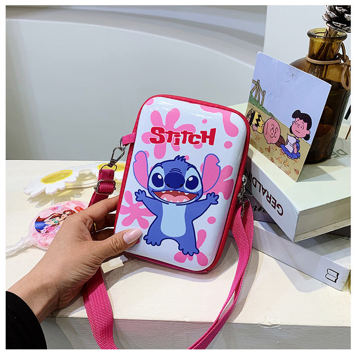 Wholesale New zero wallet hard shell box bag, cute girl crossbody bag, outdoor leisure phone bag, parent-child children's bag