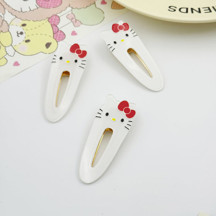 Wholesale Cartoon Acrylic Cute Hair Clips JDC-HC-Beif002