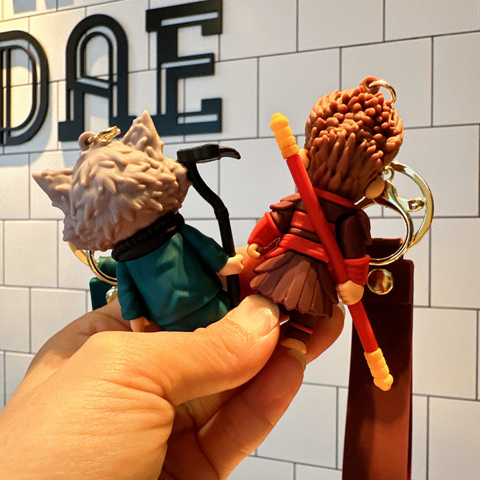 Wholesale Cartoon Black Myth Key Pendant