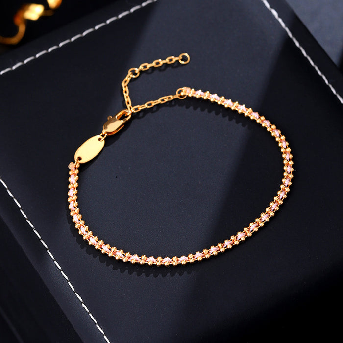 Wholesale Thickened real gold electroplated bracelet