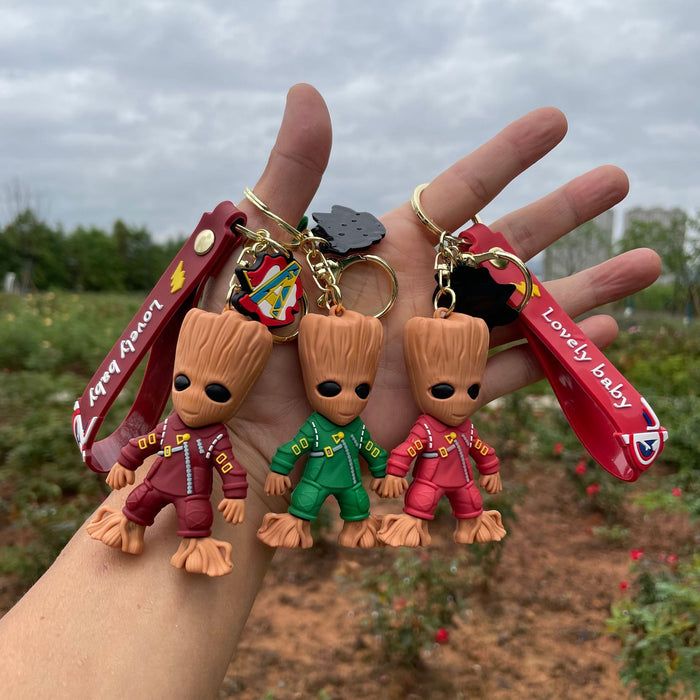 Wholesale Keychain Cartoon Doll Key Pendant Couple Small Pendant Keychain