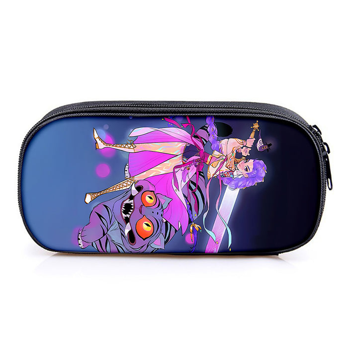 Wholesale K-POP Printed pencil case,  primary and secondary school stationery bag