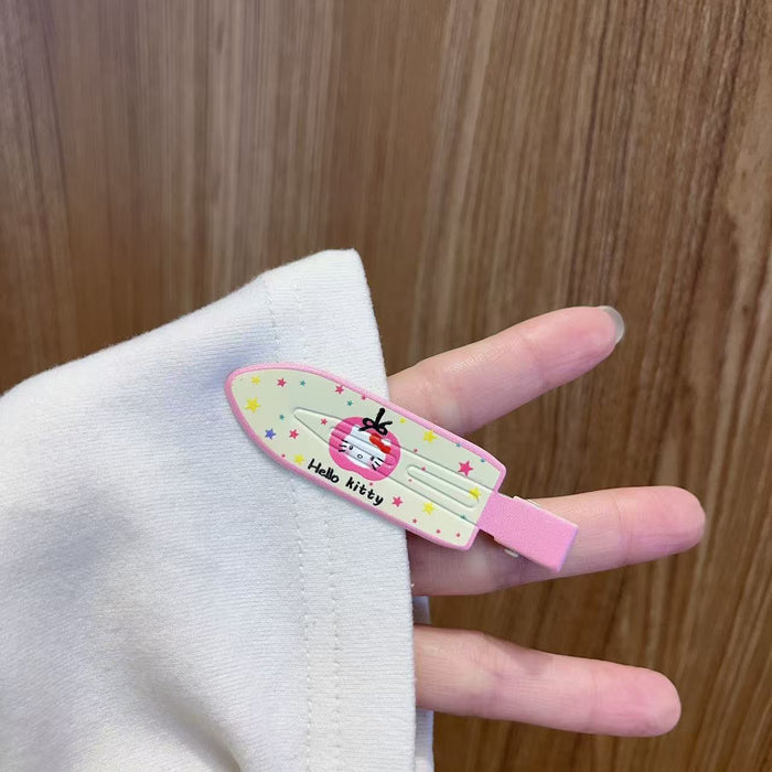 Wholesale PVC delicate duckbill clip kids'  hair clip