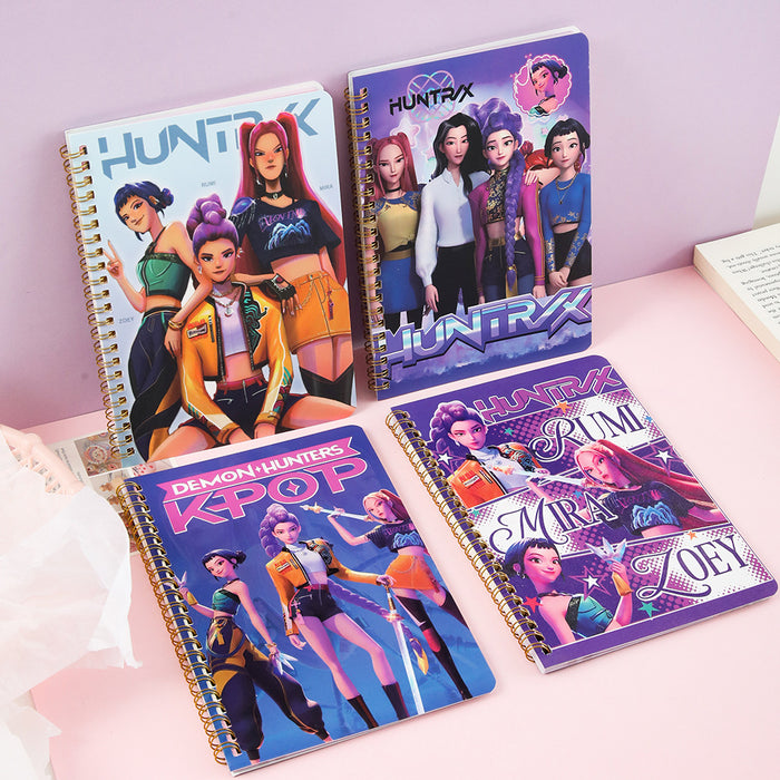 Wholesale Girl Group A5 Spiral Notebook K-Pop Color Page Lined Notebook