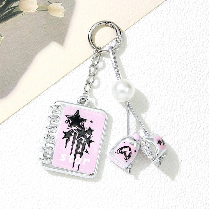 Wholesale Stylish Acrylic Star Phone Strap Lanyard Keychain for Bag Car Key Fashion Accessory Gift