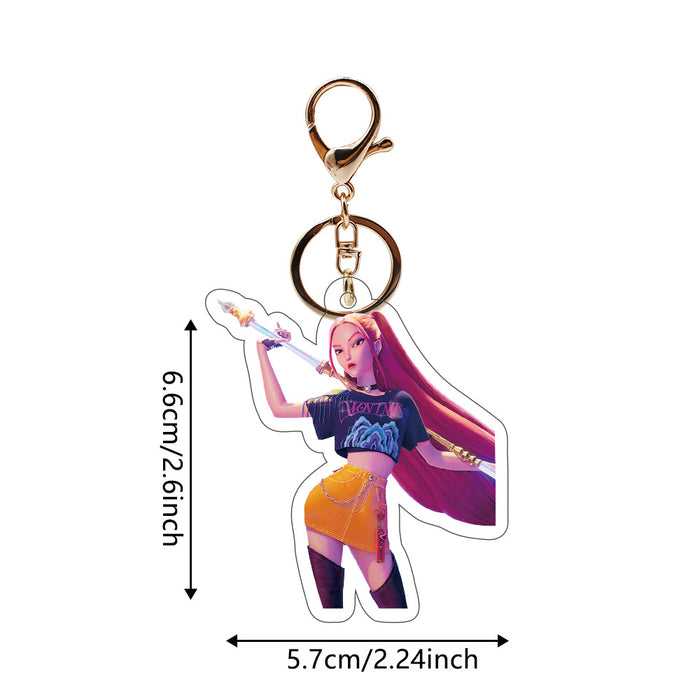 Wholesale KPOP Anime Movie Acrylic Keychain Pendant