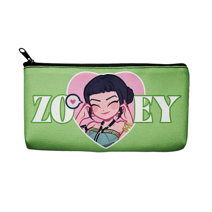 Wholesale K-pop merchandise canvas chain pencil cases stationery