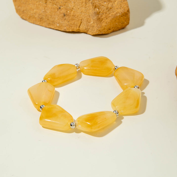 Wholesale Bohemian Irregular Acrylic Colorful Bracelet for Anniversary Fashion Accessory MOQ≥2