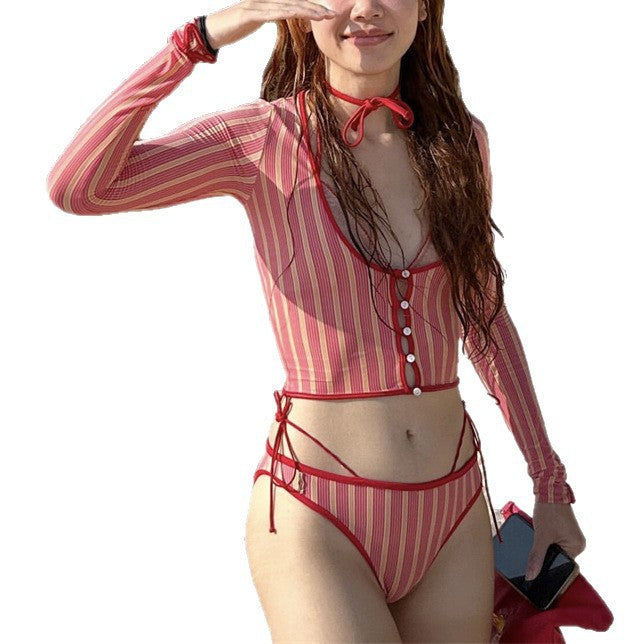 Wholesale 2025 new pure sexy bikini swimsuit for women hot springs high-end beautiful beach hot swimsuit