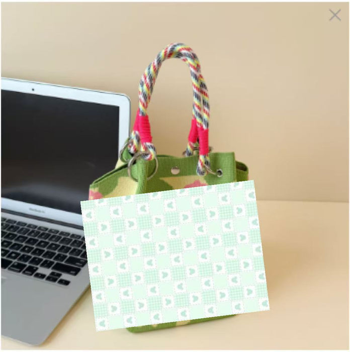 Wholesale Cartoon knitted bag large capacity vegetable basket