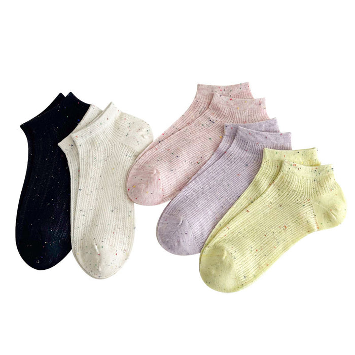 Wholesale Socks, sweat absorbing mesh, thin boat socks, boneless dot yarn, invisible socks, cotton