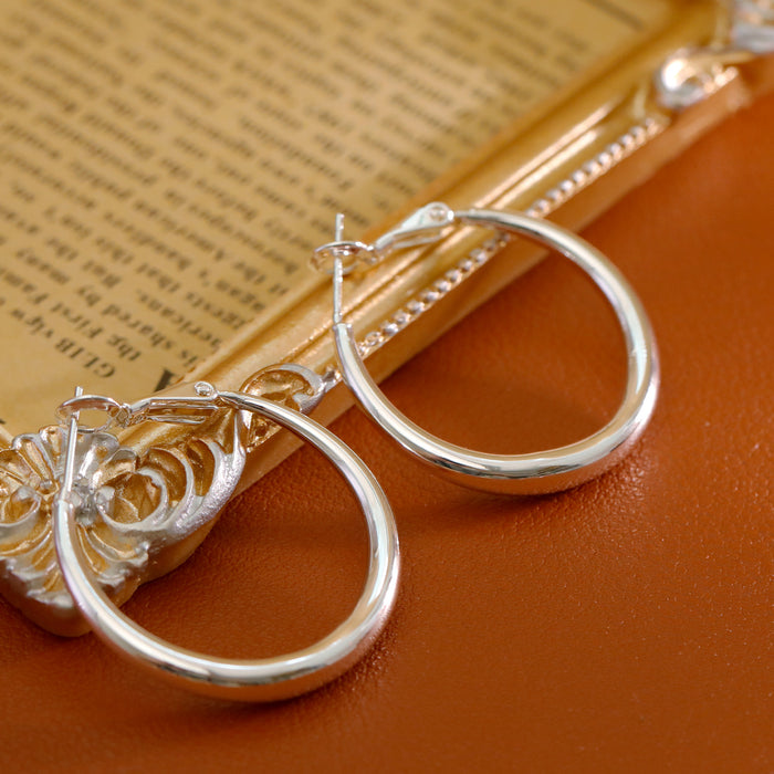 Wholesale Circle earrings, large circle earrings, women's earrings, plain circle earrings, new earrings