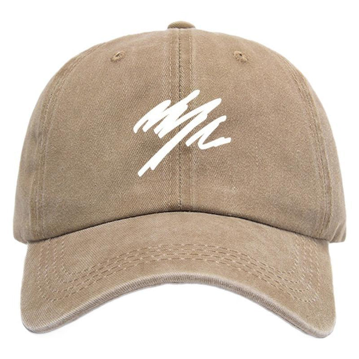 Wholesale Duck cap with simple letter print and deep top, versatile wide brimmed big toe baseball cap