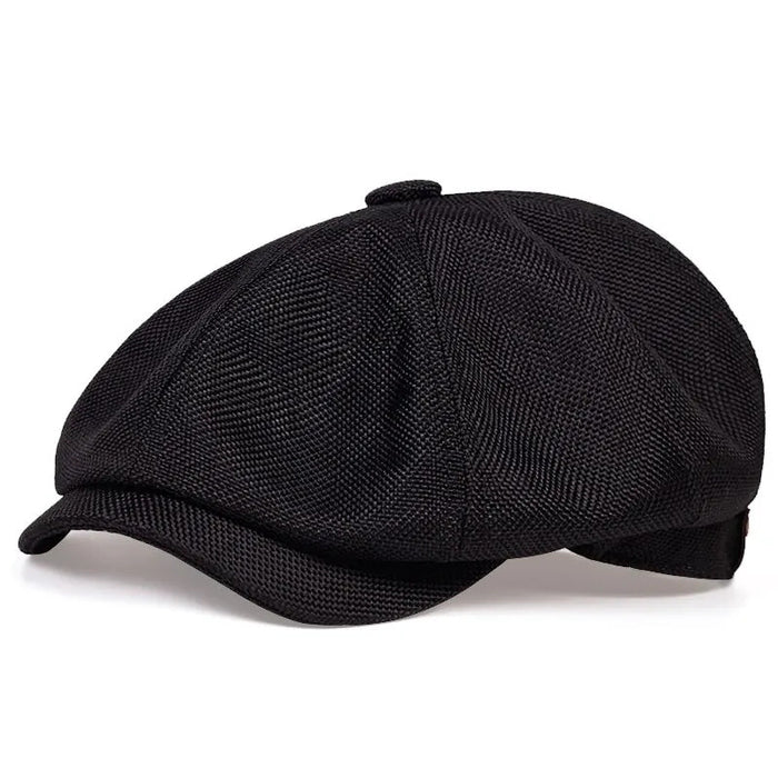 Wholesale Octagonal Hat Linen Cap  Retro Beret