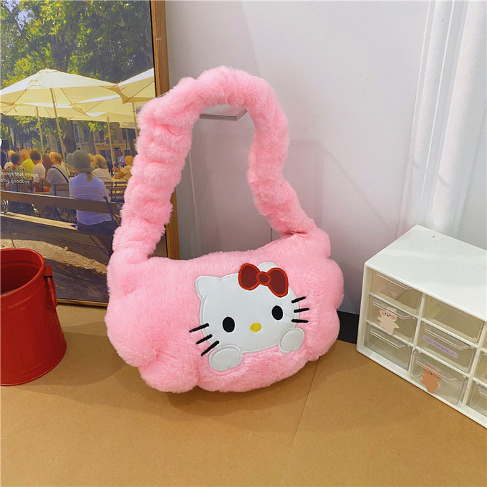 Wholesale Cute Cartoon Plush Shoulder Bags JDC-HB-RongT003