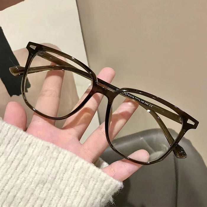Wholesale Large frame anti blue light glasses decorative glasses