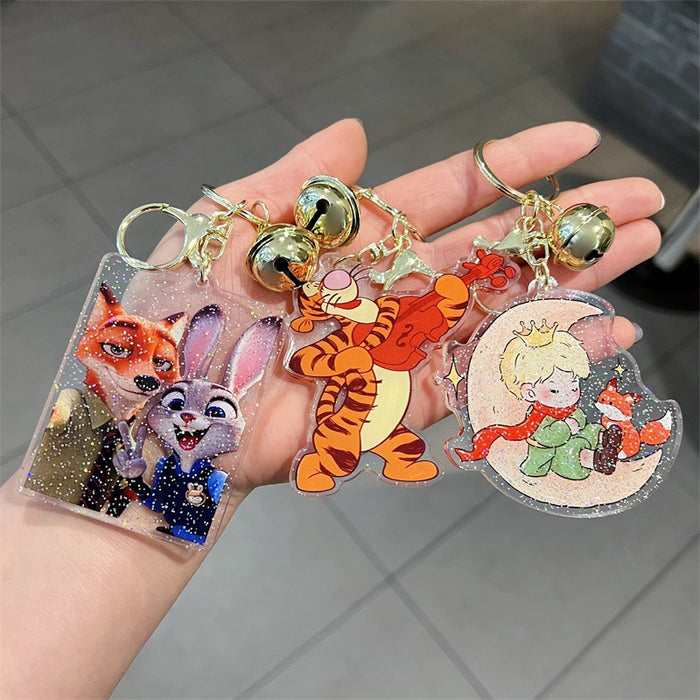 Wholesale 5 PCS Cute Cartoon Acrylic Keychains