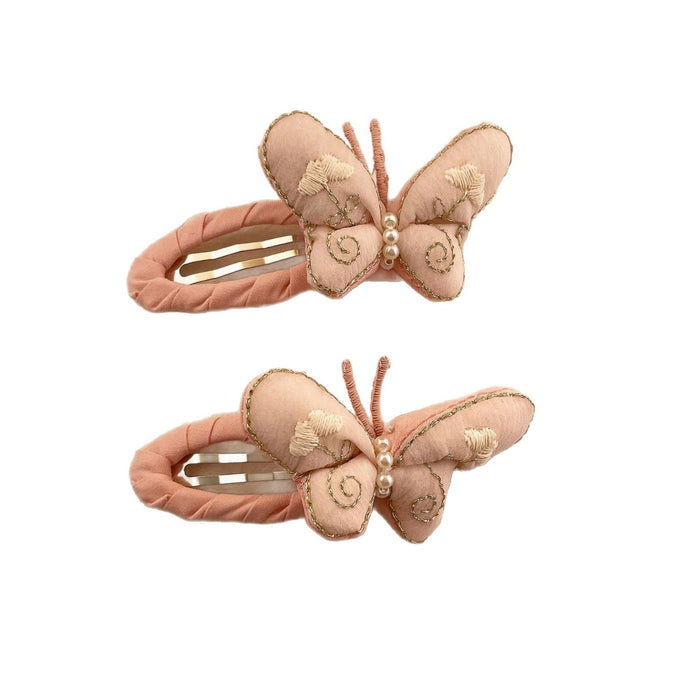 Wholesale Pink Love Butterfly Bunny Clip All-match Children's Hair Accessories