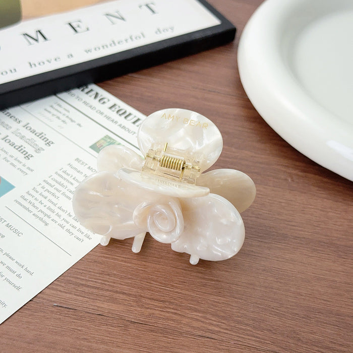 Wholesale Elegant Rose Acetic Acid Hair Clip