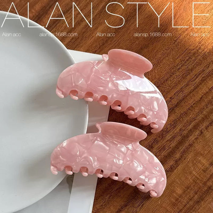 Wholesale Cute pink acetate hair claw clip