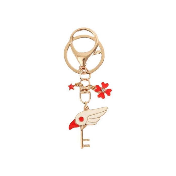 Wholesale Keychain Love Star Wings Pendant Gift