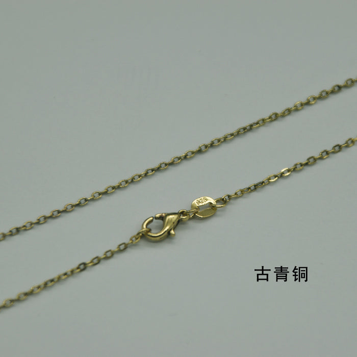 Wholesale DIY making of gold chain, gold-plated chain, color preserving matching chain, handmade necklace for women