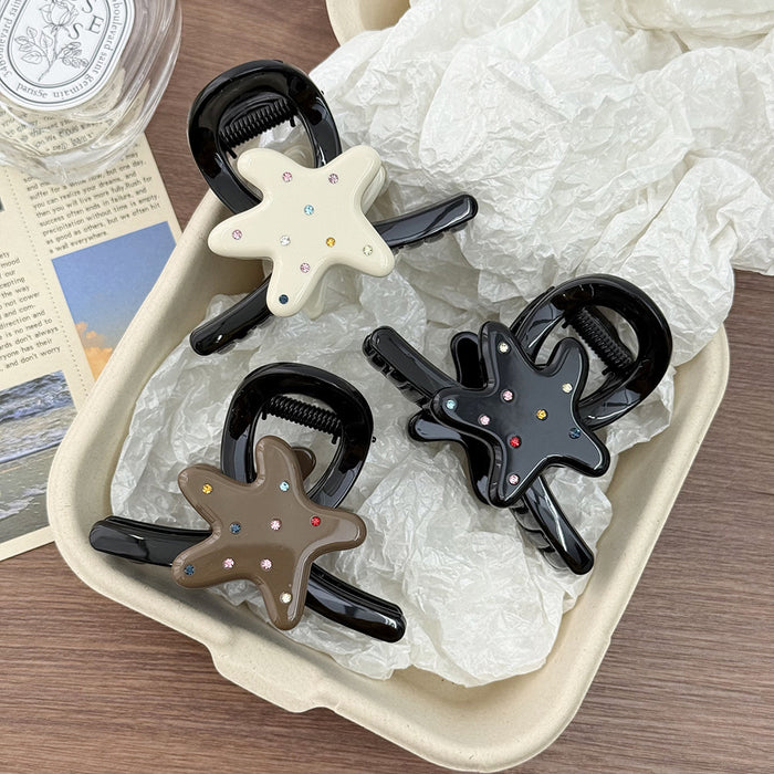 Wholesale Colorful  Cute Starfish Hair Clip
