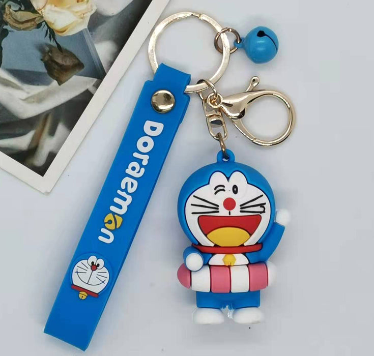 Wholesale Cartoon Animation Cat Doll Keychain Pendant Car Keychain Bag Hanging Ornaments
