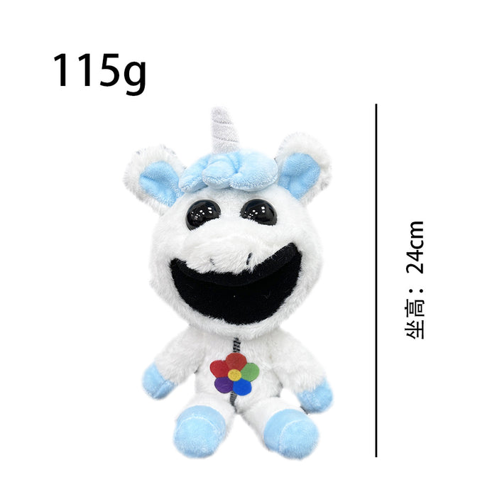 Wholesale Horror smile animal series doll pink pig plush toy