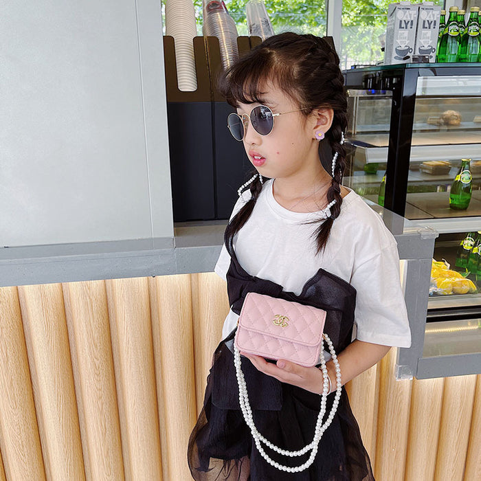 Wholesale PU Summer New Style Children's Chain Crossbody Small Shoulder Bag Foreign Style Shoulder Bag JDC-SD-YuanDuo035