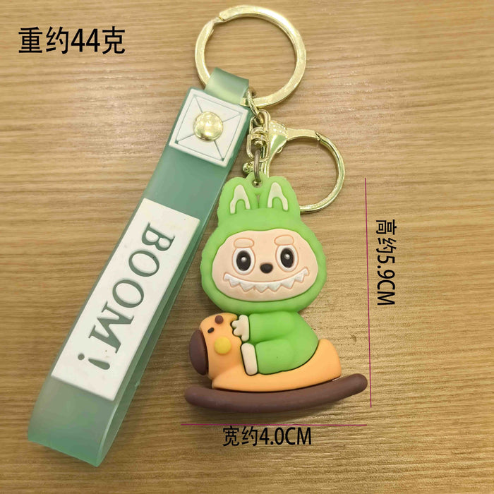 Wholesale Little Sheep Keychain Creative Silicone Doll Pendant Car Keychain Accessories